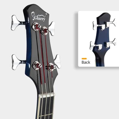 🎸Acoustic Electric Bass Guitar with a Rosewood Fretboard +Soft Case/Gig Bag +Strap +Cable +Picks!🎸 image 6