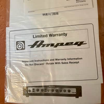 Ampeg PF-350 Portaflex 350-Watt Bass Amp Head image 7
