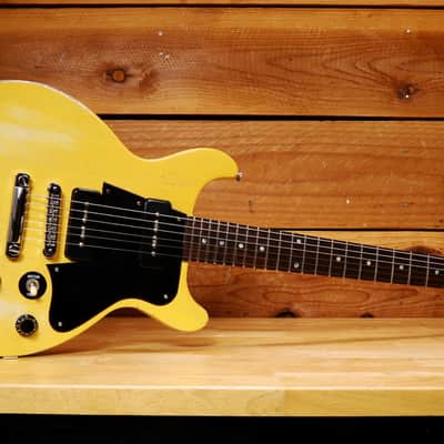 Gibson Les Paul Faded Double Cutaway 2003 DC Cut Faded TV Yellow  93508 image 2