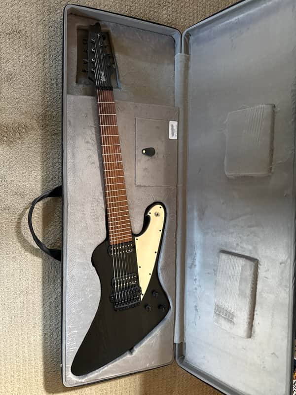 Ibanez FTM33 Fredrik Thordendal Signature 8-String 2019 - Weathered Black image 1