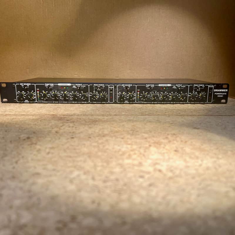 Drawmer DS-501 Powergate Dual Channel Noise Gate – All voltages supported – Serviced – Warranty image 1