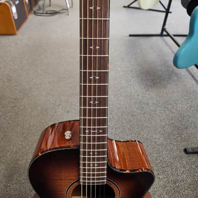 Used Fender FA-345CE Auditorium Acoustic-Electric Guitar - 3-Color Tea Burst image 5