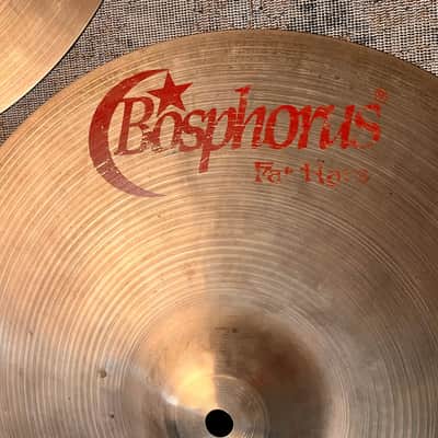 ORIGINAL Bosphorus FAT HATS Hihats 14” 910 1050 g Stanton Moore! LIGHT Smooth! Beautifully Mellowed image 4