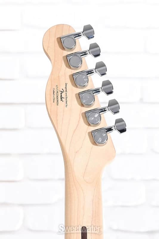 Squier Affinity Series Telecaster Thinline Electric Guitar - Olympic White with Laurel Fingerboard (TeleTLAFOWd8) image 1