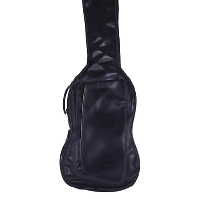1960s Fender Precision Bass Gig-Bag  Black Leather image 2