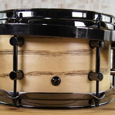 Click Custom Icon Snare Drum 5.5x10 Ash 8ply Desert Sand Satin Oil image 3