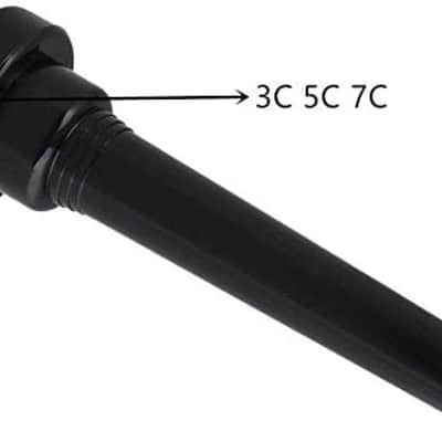 3pcs Trumpet Mouthpiece 3C 5C 7C Classic Shape Black Plastic Mouthpiece Trumpet Accessories Parts image 2
