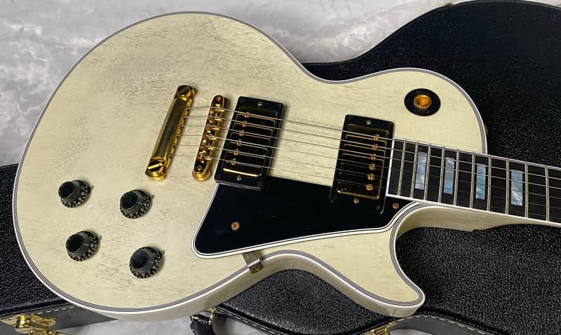 NEW! Gibson Les Paul Custom 1957 Reissue Murphy Lab Ultra Light Aged - Custom Ordered in TV White - Custom Shop - 9.4 lbs - Authorized Dealer - G06785 image 1