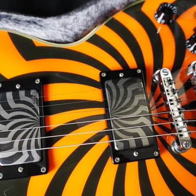 Epiphone Les Paul Custom Zakk Wylde Signature 2008 – Buzzsaw Orange, Signed, EMG ZW Set Limited BUZZSAW CHROME image 14