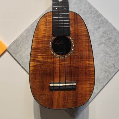 kaifen hawaiian koa pineapple custom soprano ukulele image 11