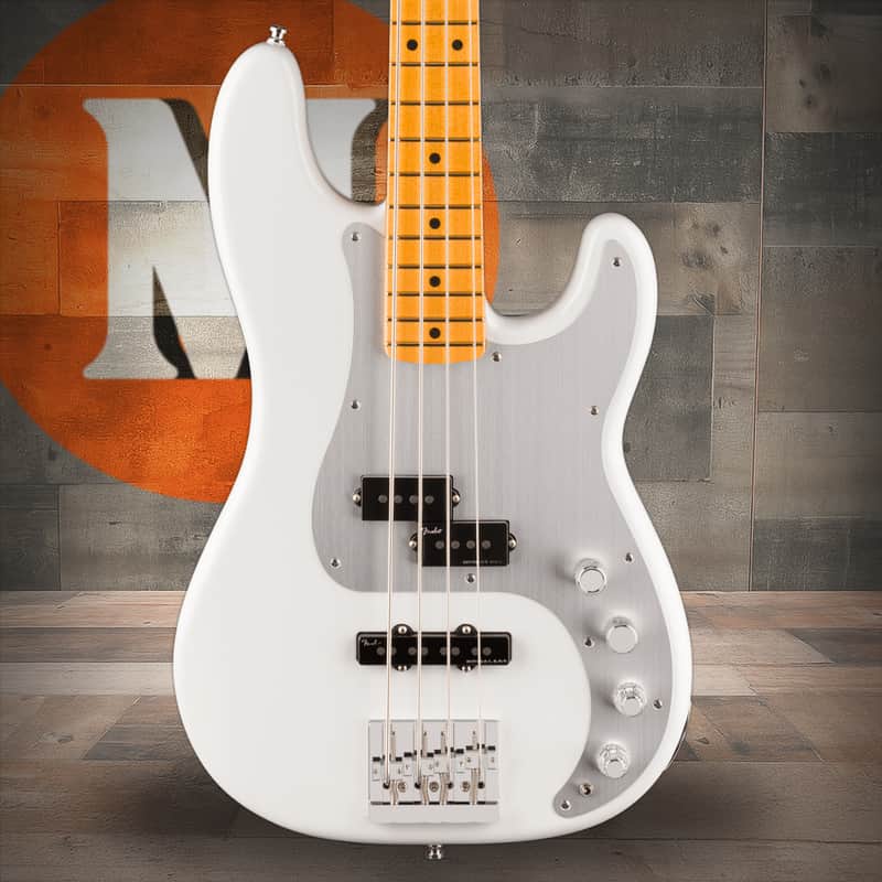 Fender American Ultra II Precision Bass Maple Fingerboard - Avalanche image 1