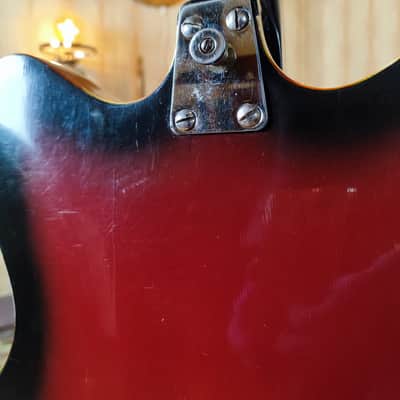 Jolana Spesial Tornado Vintage Electric Guitar Soviet USSR Tremolo bar 360 Strat Semi Hollow image 12
