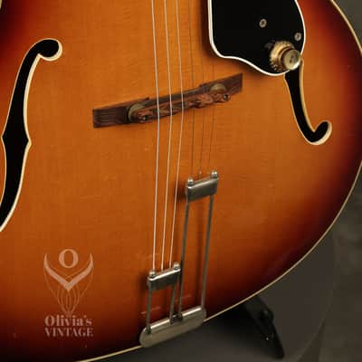 1965 Epiphone A412 Triumph Sunburst with wide nut width image 6