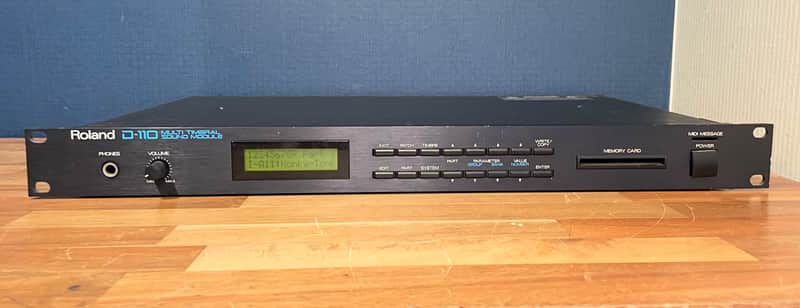 Roland D-110 Multi Timbral Sound Module - Black image 1