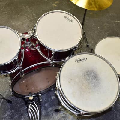 Tama Stagestar 5-Piece Drum Set, Wine Red with Hardware & Cymbals image 3