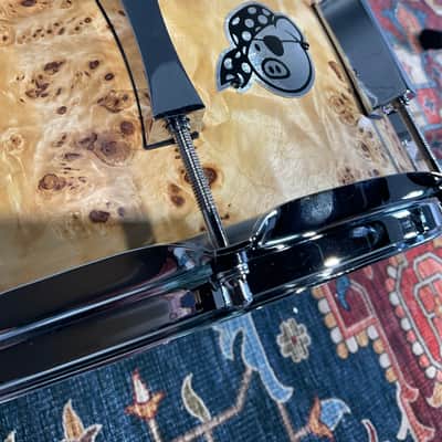 Pork Pie 6.5x14" Maple Snare Drum paired with Matching Gruv-X Click image 10