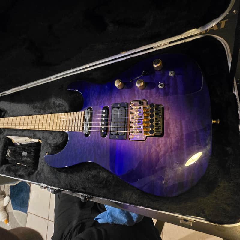 Jackson USA Select Series Phil Collen Signature PC1 2006- Purple Daze image 1