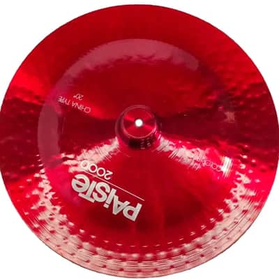 Used Paiste 2000 Color Sound Red China Cymbal 20" - Good image 2