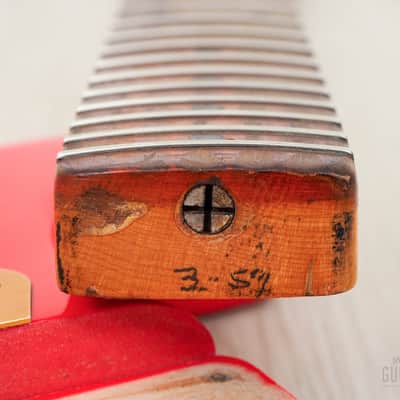 1959 Fender Stratocaster Vintage Guitar Pre-CBS, Matador Red Lacquer (Riggio) w/ Tweed Case image 18