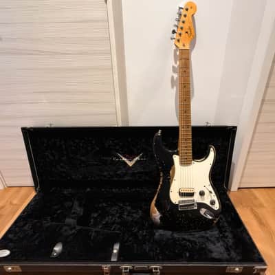 Fender Custom Shop Jason Smith Masterbuilt Garage Mod Stratocaster Heavy Relic Black image 2