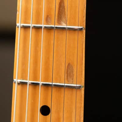 Mid-1980's Fender Stratocaster ST-72 Electric Guitar - Blue Flower with Hardshell Case - Used image 11