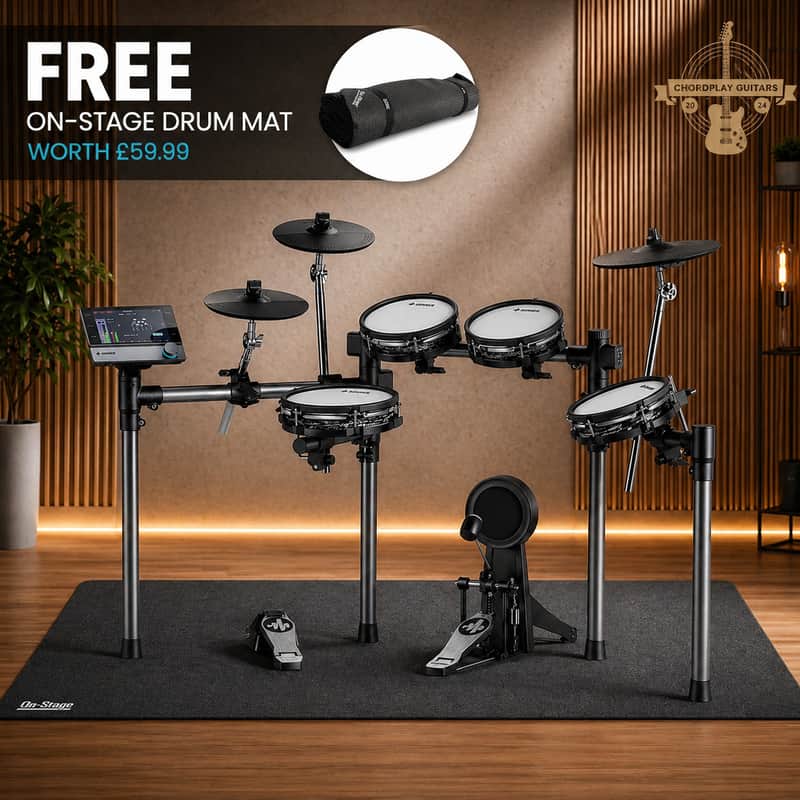 🥁OFFER!🥁 Donner DBEAT Electronic Drum Kit~ Touchscreen~ Mesh Pads + FREE Mat! image 1
