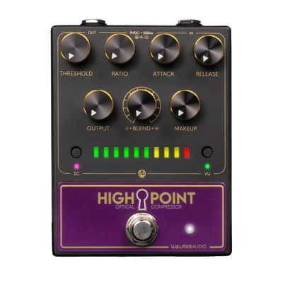 Walrus Audio Highpoint Optical Compressor, Black image 1