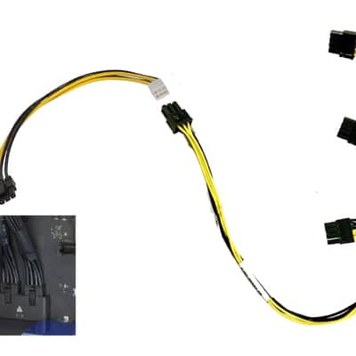 Avid HDX PCIE POWER ADAPTER 2019+ CONVERTS OLD MAC PRO PCIE CABLES TO NEW MAC PRO mini 8 pin (M) to mini 6 pin (F) image 2