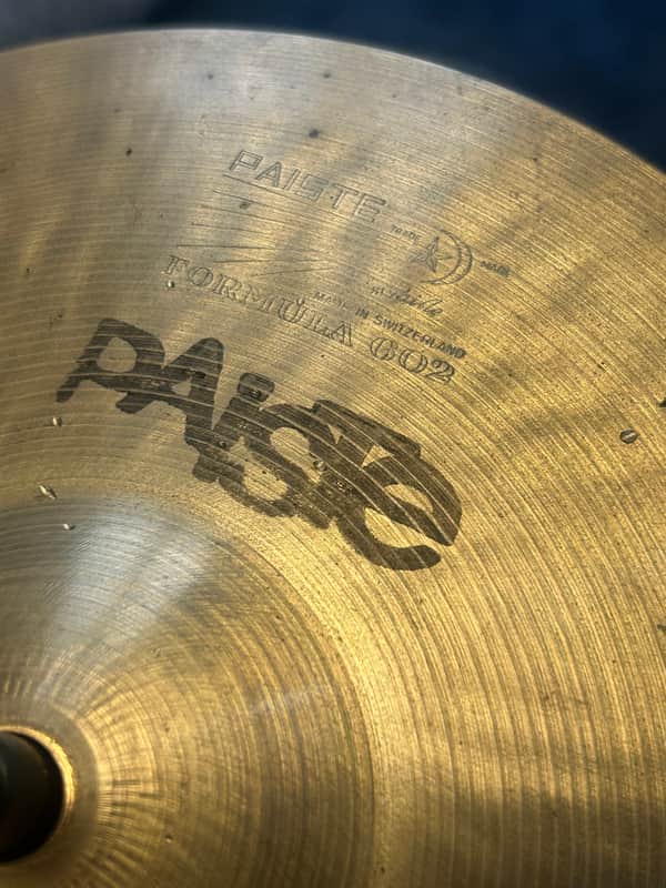 Paiste 8" Formula 602 Seven Sound Set 1 Bell Cymbal 1967 - 1977 - Traditional image 1