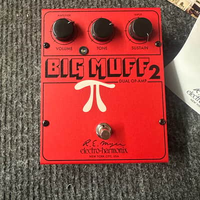 Electro-Harmonix / JHS Big Muff 2 Dual Op-Amp Fuzz 2025 - Red image 2