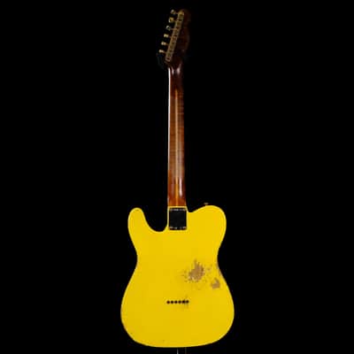 Fender Custom Shop '59 Esquire Heavy Relic Electric Guitar - Graffiti Yellow image 4