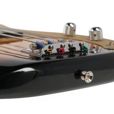 1982 Fender Japan Precision Bass '57 Reissue (PB57) - Two-Tone Sunburst - Gold Anodized Pickguard - Documented Studio Use by Max Martin & Marino Stoess image 18