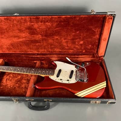 Fender 1971 Mustang Competition Candy Apple Red VINTAGE 1971 - candy apple red image 14
