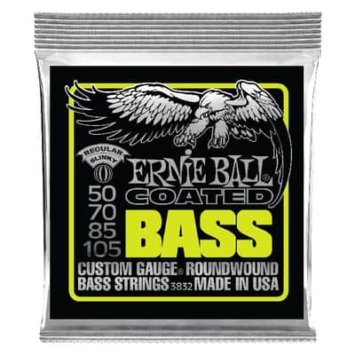 Immagine Regular Slinky Coated Electric Bass String Set 50-105 Micro-Thin Nanotech Coating Max Tone+Longevity - 1