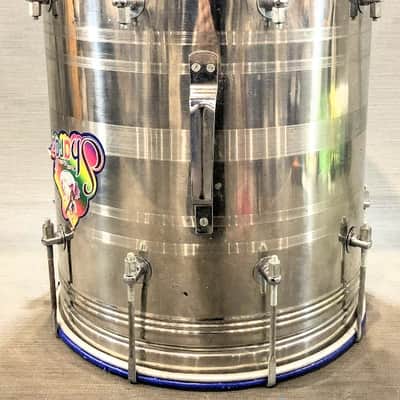 A W & SONS (SEE VIDEO) TWO-SIDED BEER KEG BARREL CONGA -ALUMINUM- FREE SHIP TO C-USA! image 1