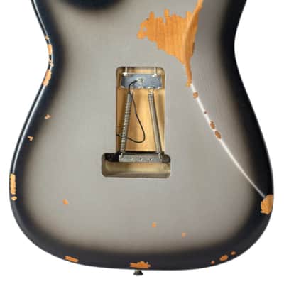 New EVH Frankenstein Relic Satin Silverburst #EVH2400357 image 4