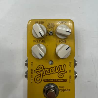 TC Electronic Gravy Tri Chorus & Vibrato Stereo Rare Guitar Effect Pedal image 2