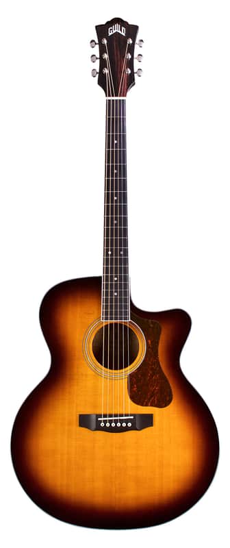 Guild F-250CE Deluxe Sitka Spruce / Maple Jumbo with Cutaway - Antique Burst image 1