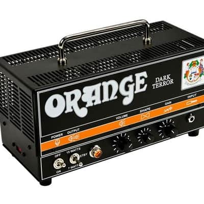 Orange Dark Terror Model DA15H 15 Watt Mini Tube Head Electric Guitar Amplifier image 5