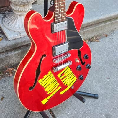 2005 Gibson ES335 Dot Reissue Faded Cherry~Ex Tommie Griggz w OHC~Pro Neck Repair~Player Grade image 2