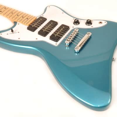 SX Liquid MN Alder 3P90 Stop LPB Lake Placid Blue Electric Guitar image 3