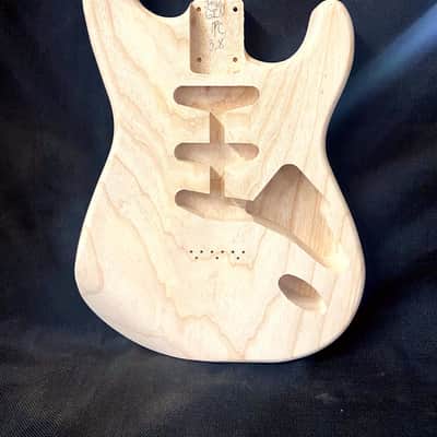 Guitar Mill S-Style Hardtail Body / 1 pc. Ultra Light Swamp Ash / 3 lbs. 8 oz. (#GIN-3946) image 1