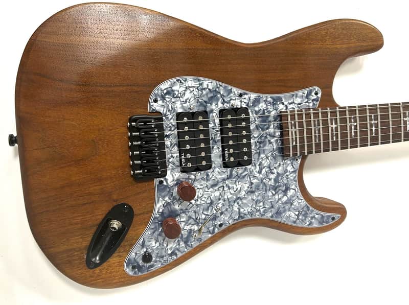 Custom, hot rodded, Walnut body, strat style guitar image 1