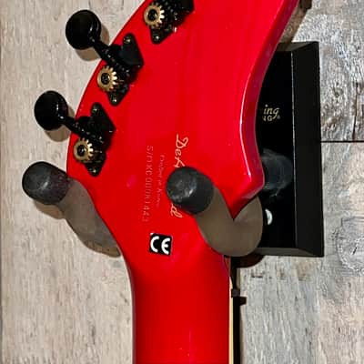 Excellent DeArmond / Fender Ashbory Bass Red 4 String Bass, Original Case , Korea ! image 10