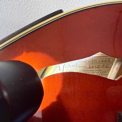 Michael Kelly Dragonfly Custom II Limited Edition Electric Mandolin LH W/Case image 6