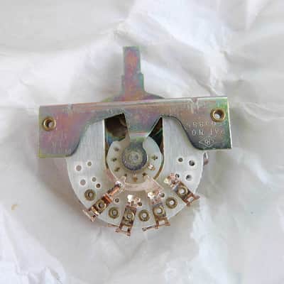 centralab CRL centralab crl 3 position blade switches lot of 10 1970's 80's  chrome image 1