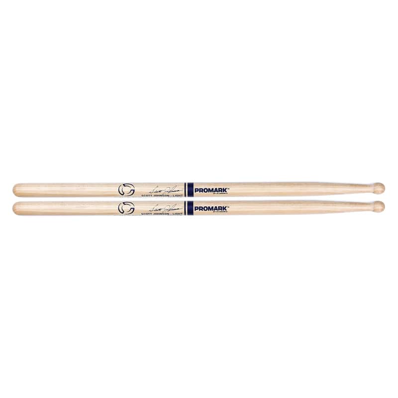 Pro-Mark TXDC17IW American Hickory System Blue - Scott Johnson Marching Drum Sticks image 1