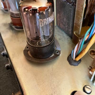 Selmer Treble 'N' Bass 50 MK-II 'Black & Blue' Head 1960's Mullard ECC83's image 13