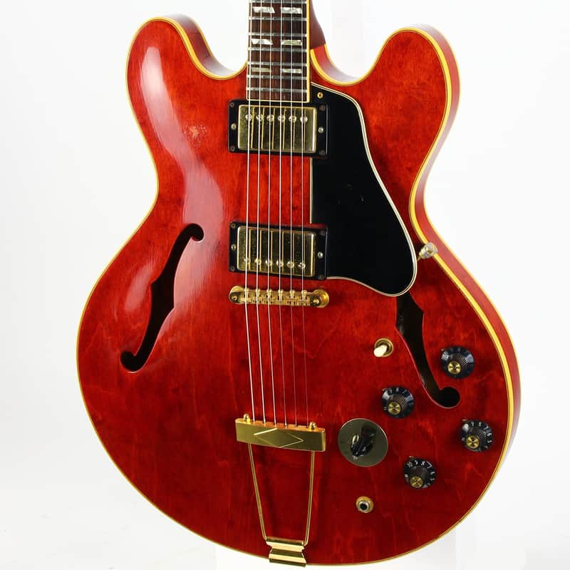 1968 Gibson ES-345 Cherry Semi-Hollow Body | Vintage Electric Guitar w Original Case ES-335 Stereo image 1
