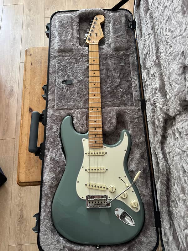 Fender American Professional Stratocaster with Maple Fretboard 2017 - 2019 - Sonic Grey image 1